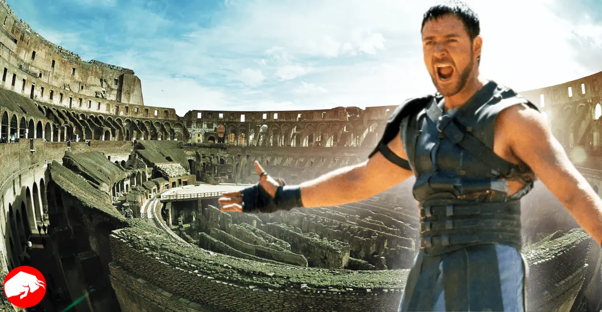 'Gladiator 2' First Look at Colosseum Replica For Upcoming Movie