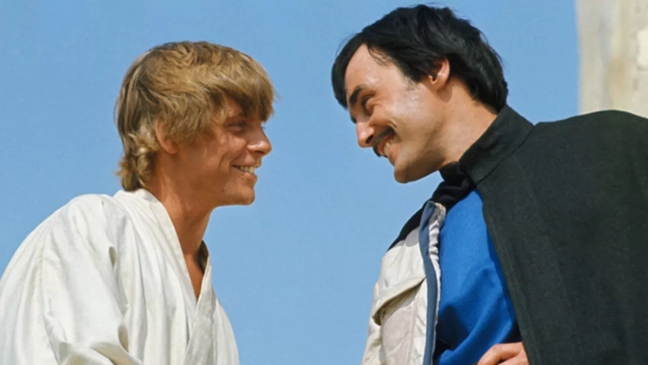 Luke Skywalker and Biggs