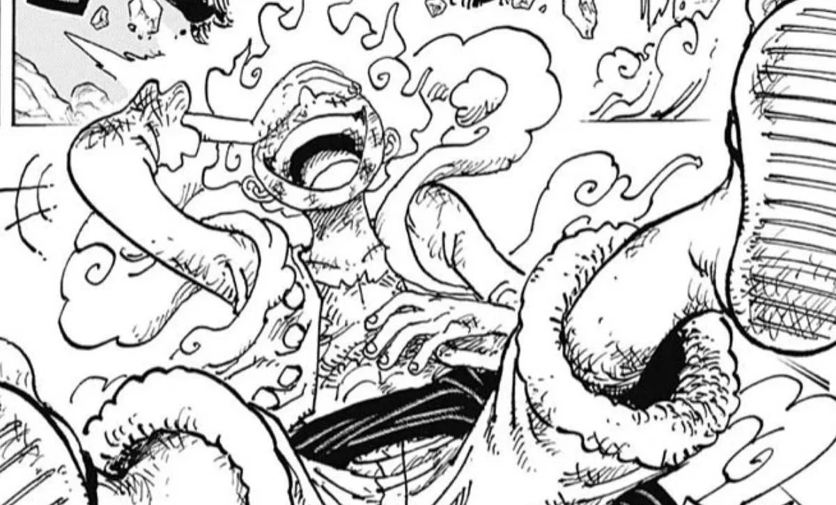 One Piece News on X: Luffy Gear 5 Manga vs Anime #ONEPIECE / X