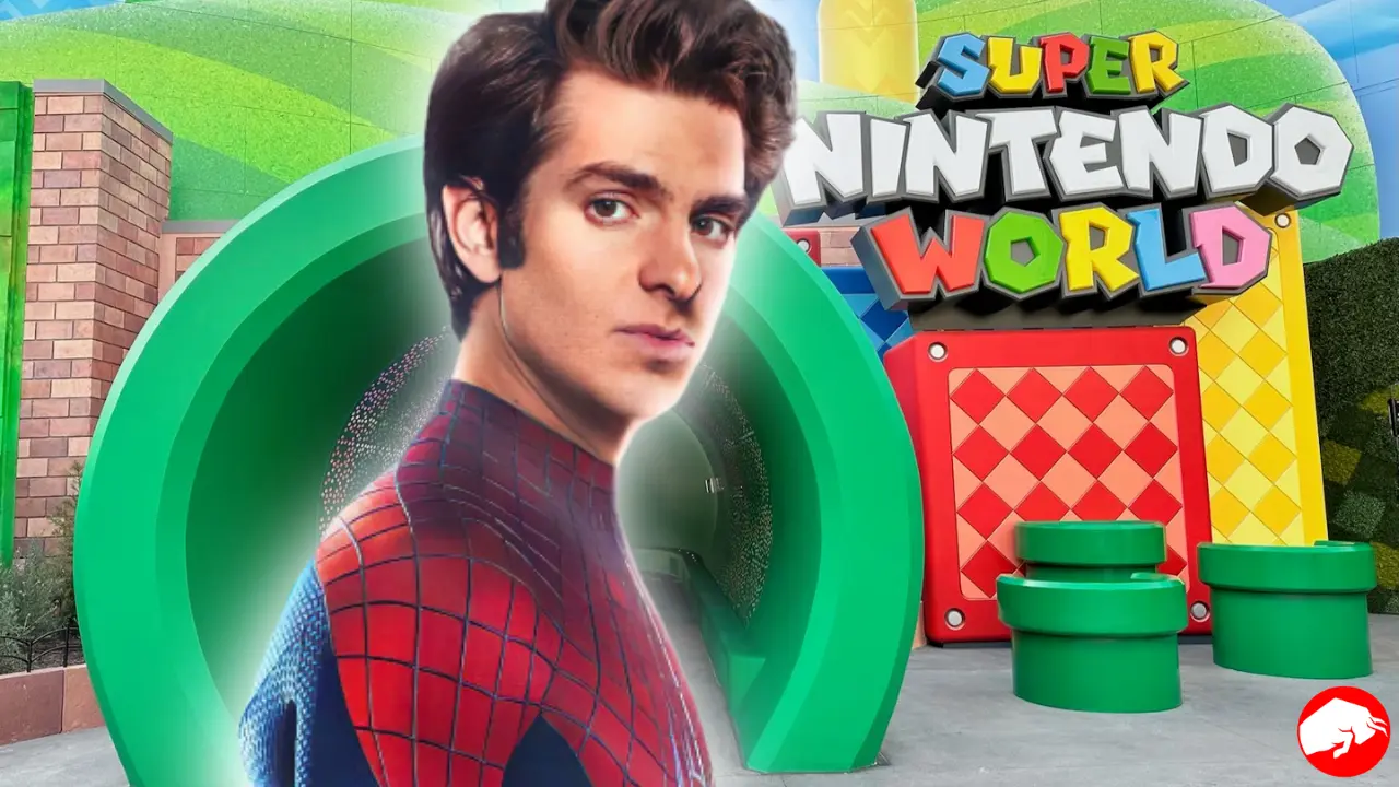 Spider-Man Seen Inside Super Nintendo World