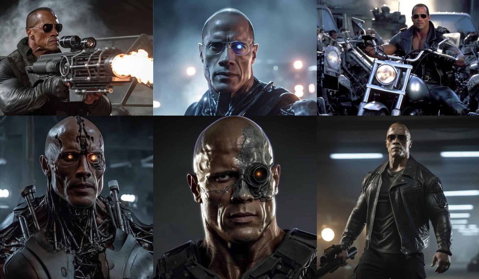 Is The Rock Set to Replace Arnold Schwarzenegger in the Terminator Series? Stunning AI Art Drops Hints