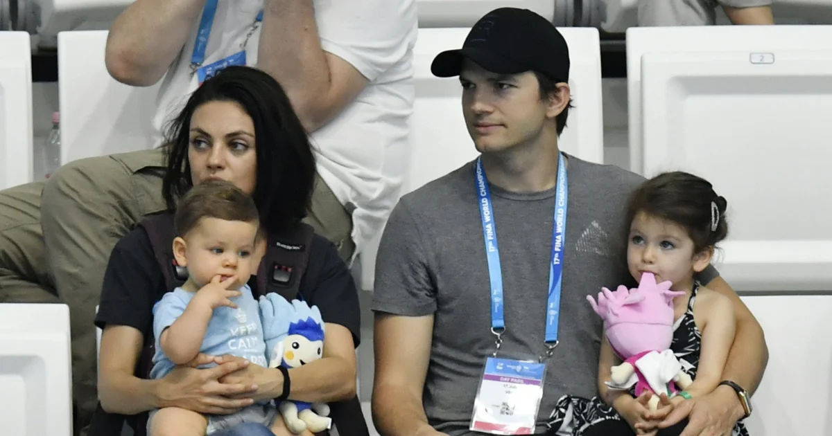 Ashton Kutcher, Mila Kunis kids