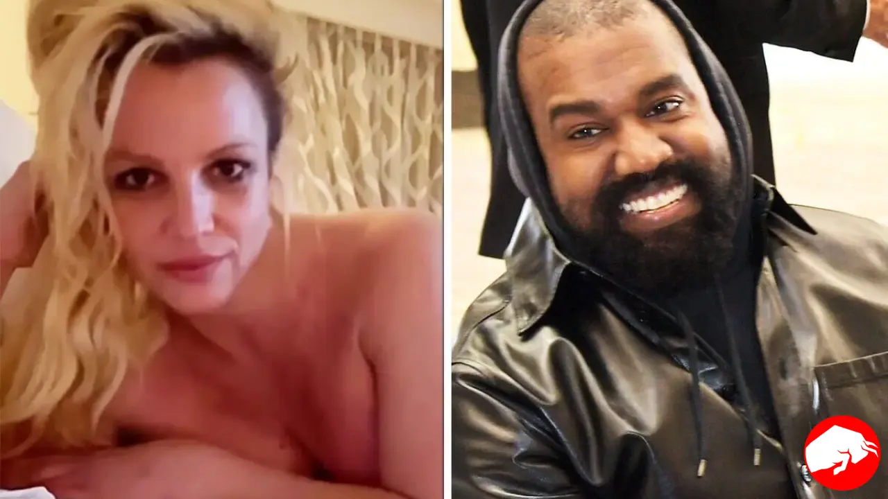 Britney Spears drops topless video for Kanye West then deletes within seconds