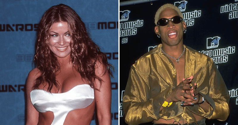 Dennis Rodman and Carmen Electra