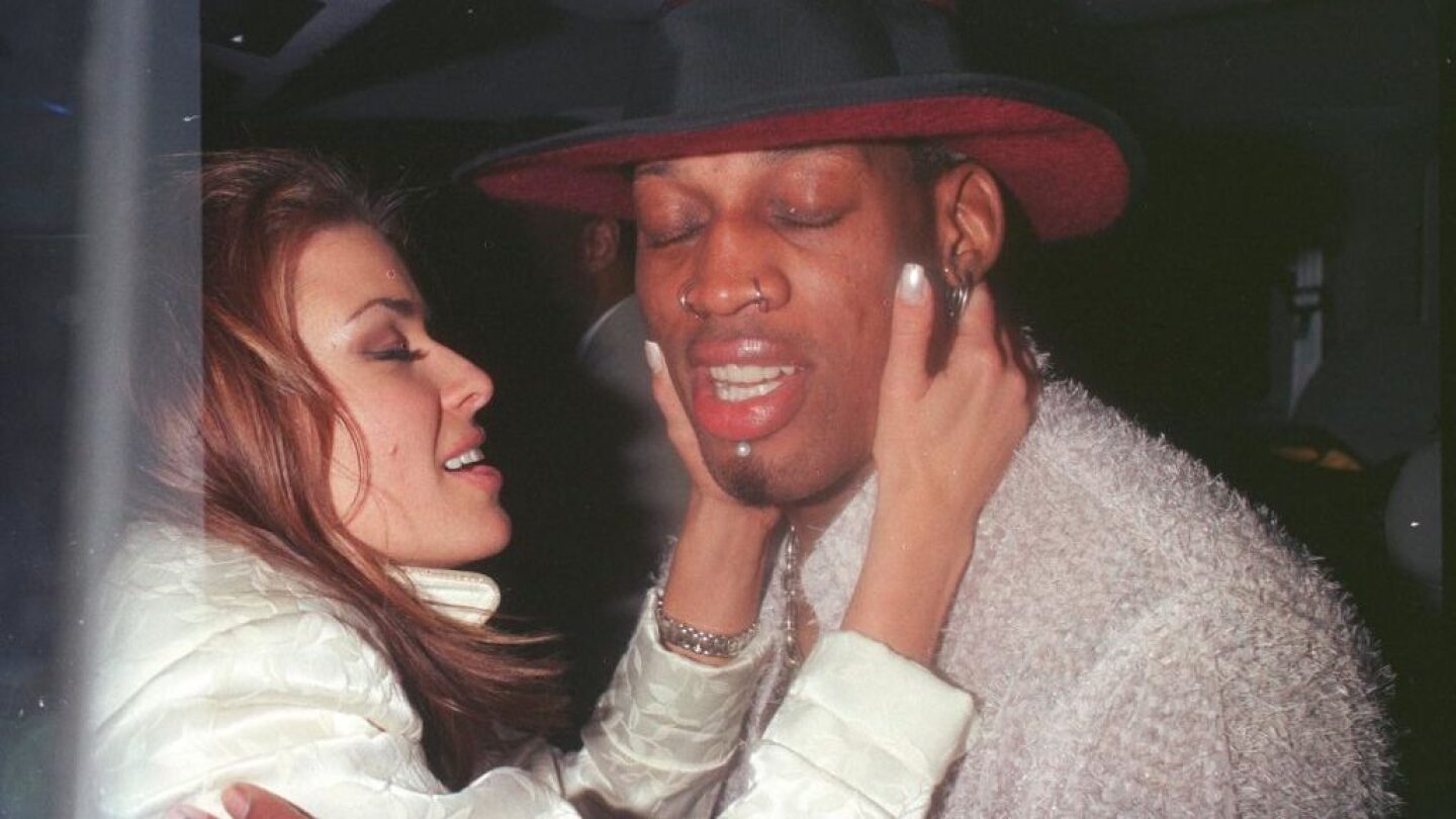 Dennis Rodman and Carmen Electra