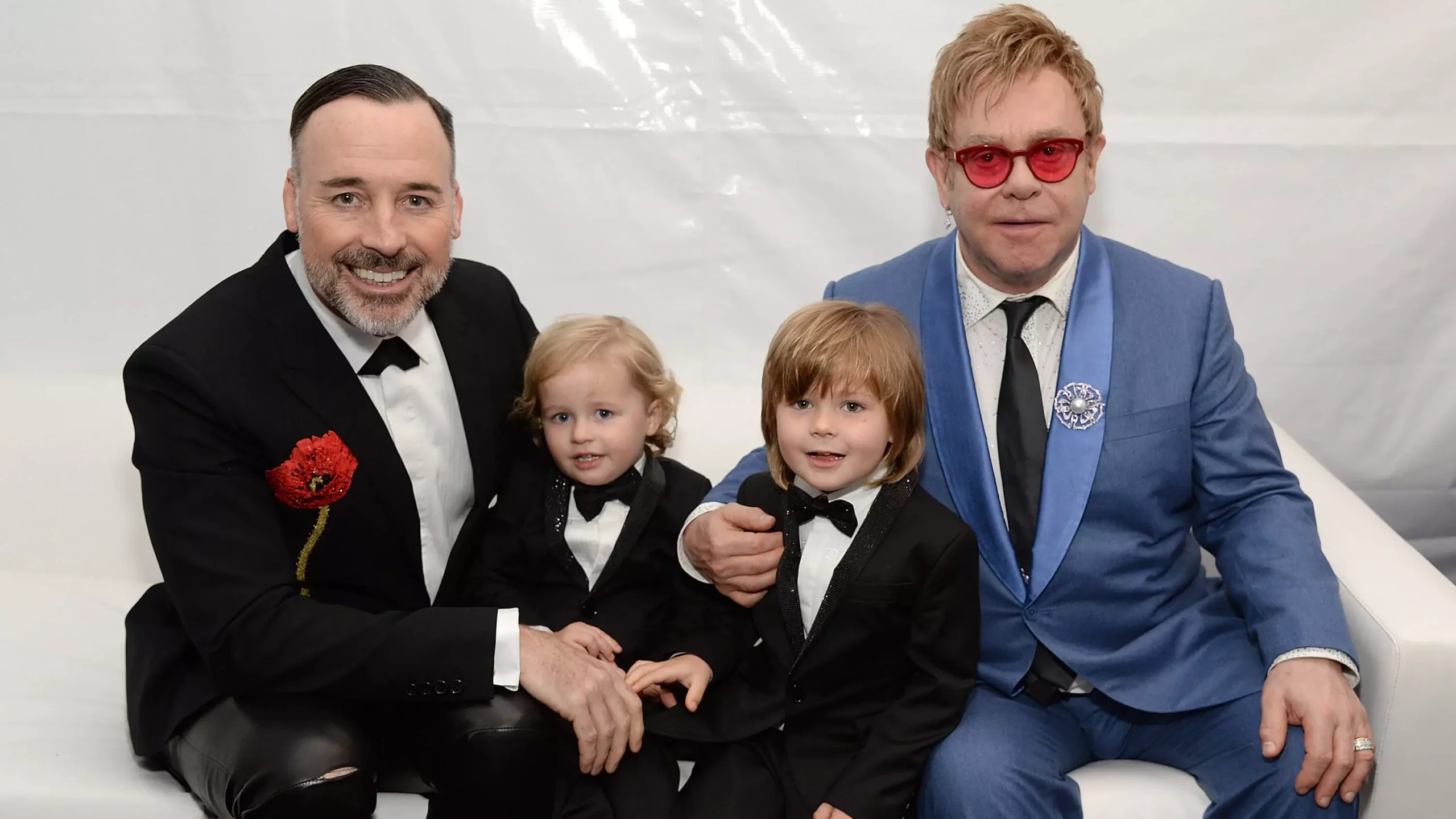 Elton John family