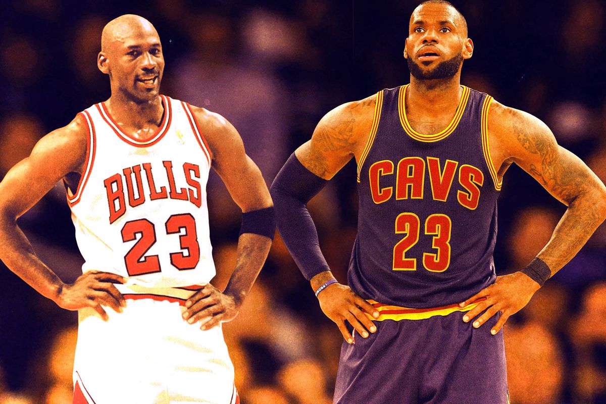 LeBron James nd Michael Jordan