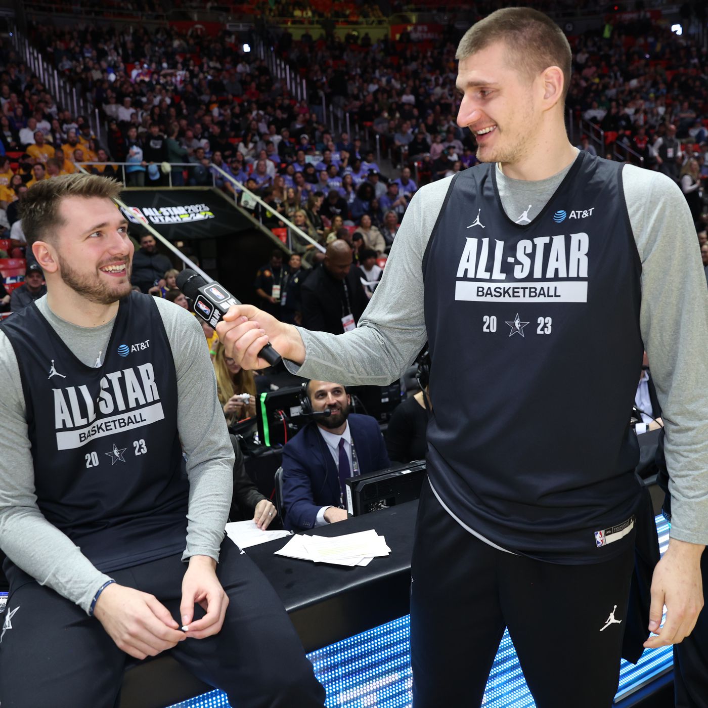 Luka Doncic and Nikola Jokic