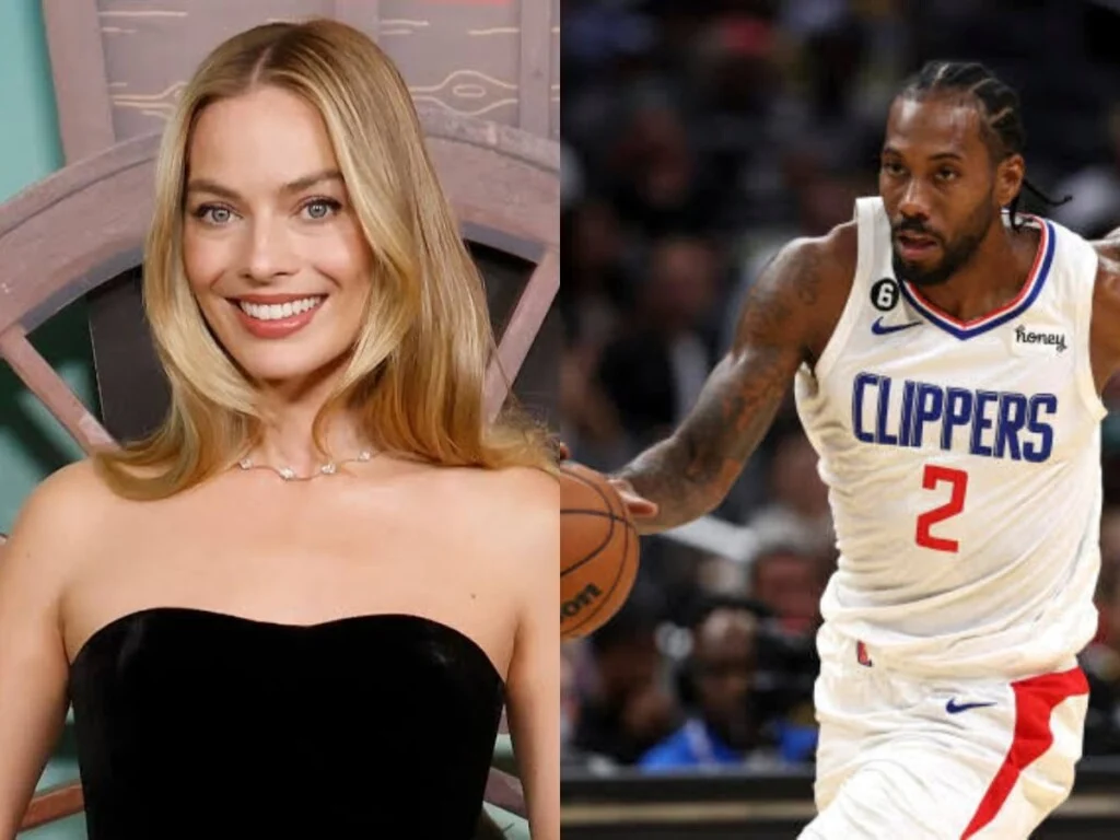 Margot Robbie a Kawhi Leonard fan