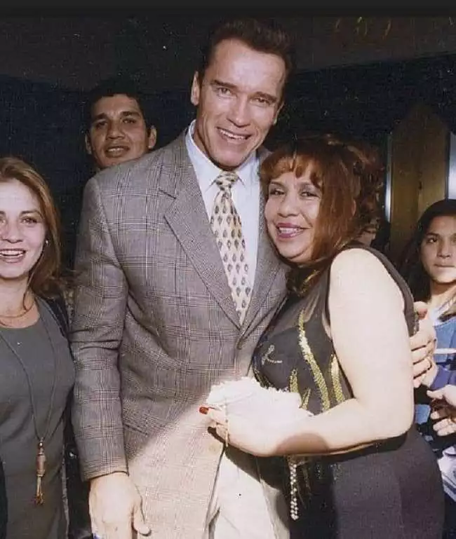 Mildred Baena, Arnold Schwarzenegger