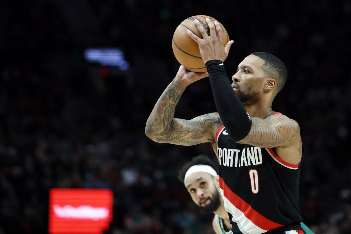 NBA Fans Analyze Potential Damian Lillard Trade After Only Trail Blazers Game on TNT Against Heat Following Trade Deadline 