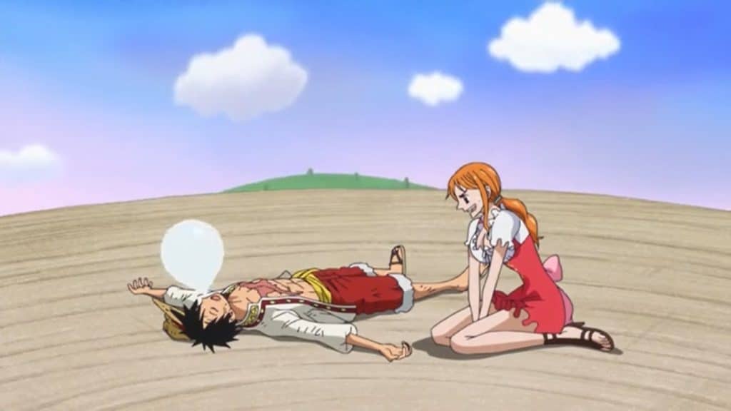 Nami and Luffy