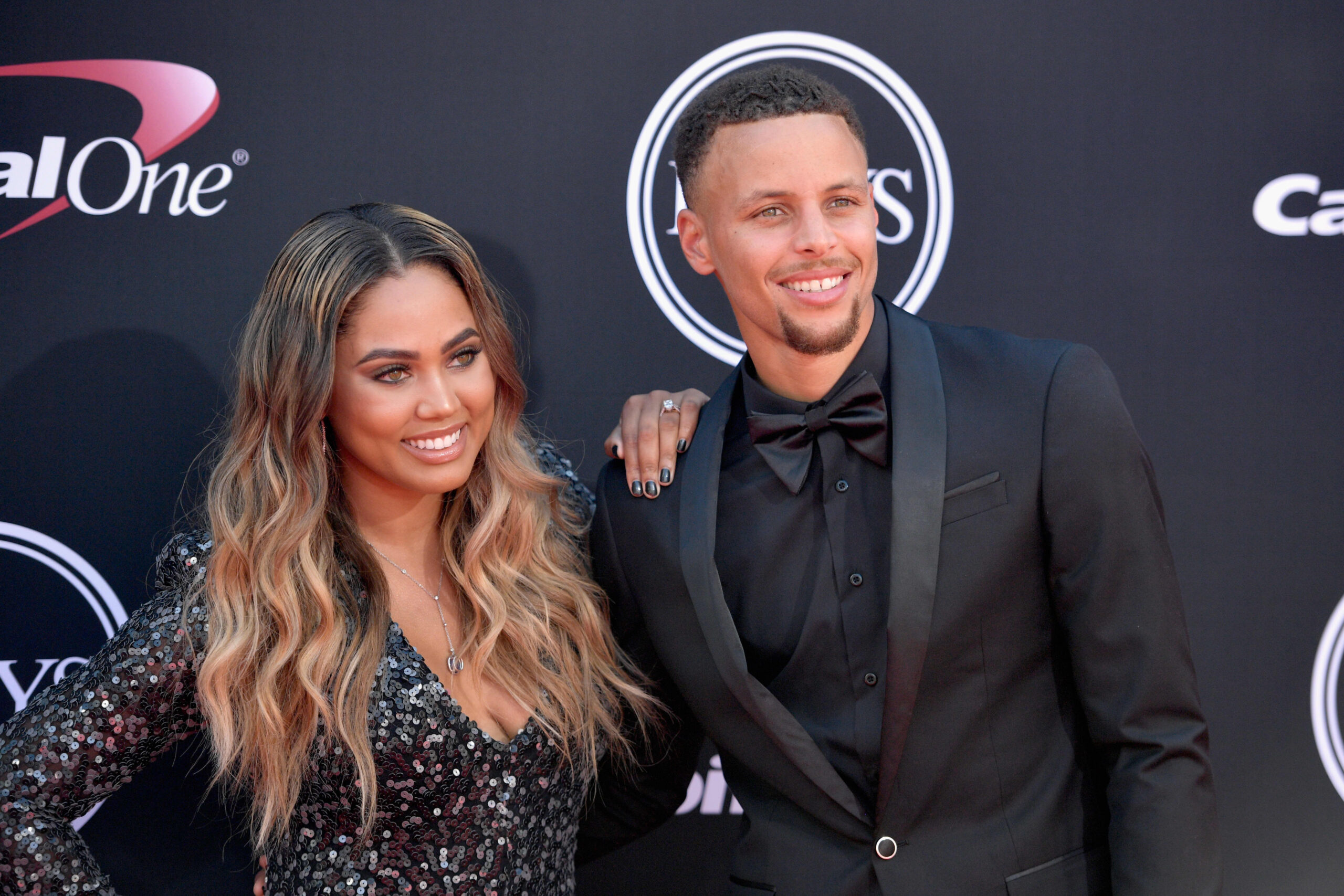 Stephen Curry and Ayesha Curry 