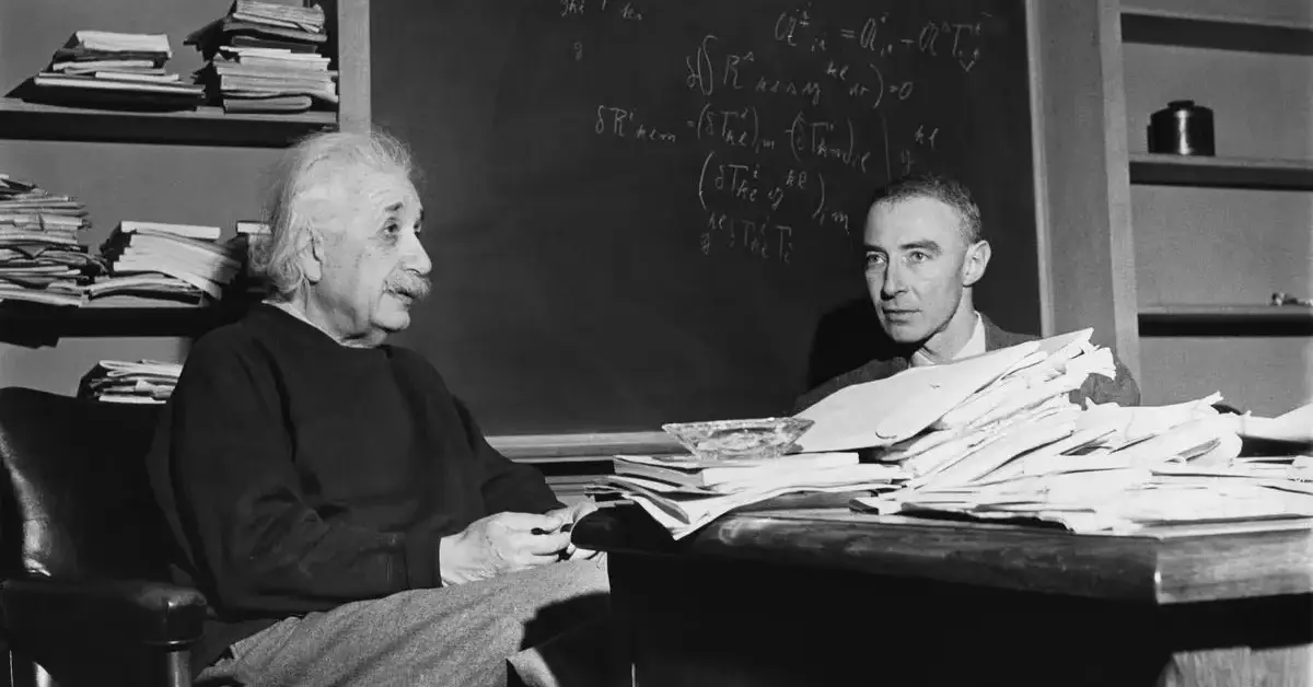Oppenheimer and Einstein