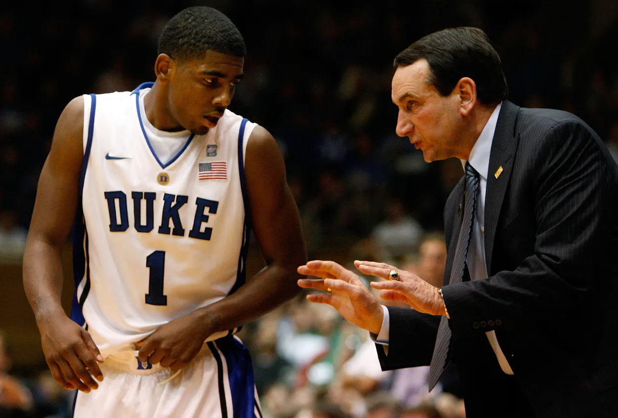 kyrie irving and coach K