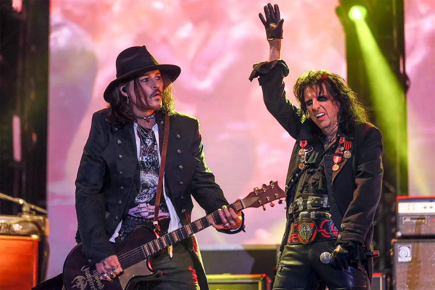 Hollywood Vampires' Tour Secrets: Alice Cooper Reveals How Johnny Depp Shook Off the Amber Heard Drama