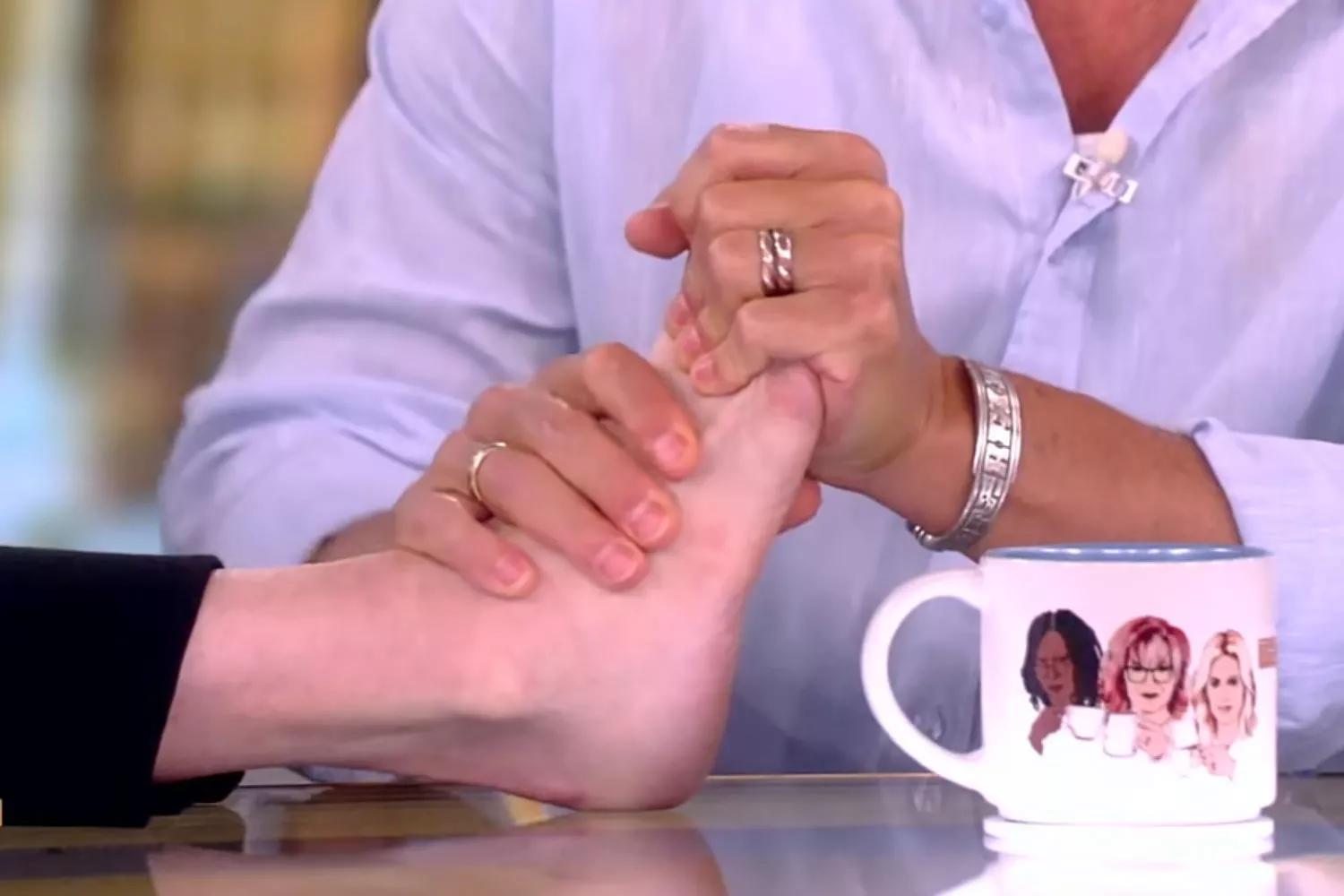Matthew McConaughey Reprises Viral Foot Rub on 'The View' with Joy Behar
