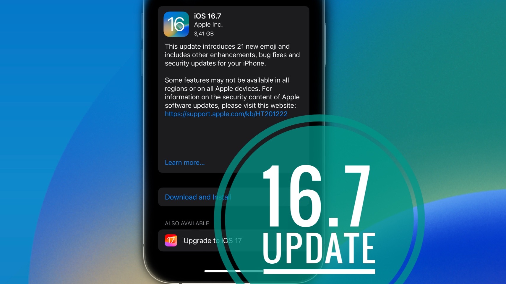 Apple has recently released iOS 16.7
