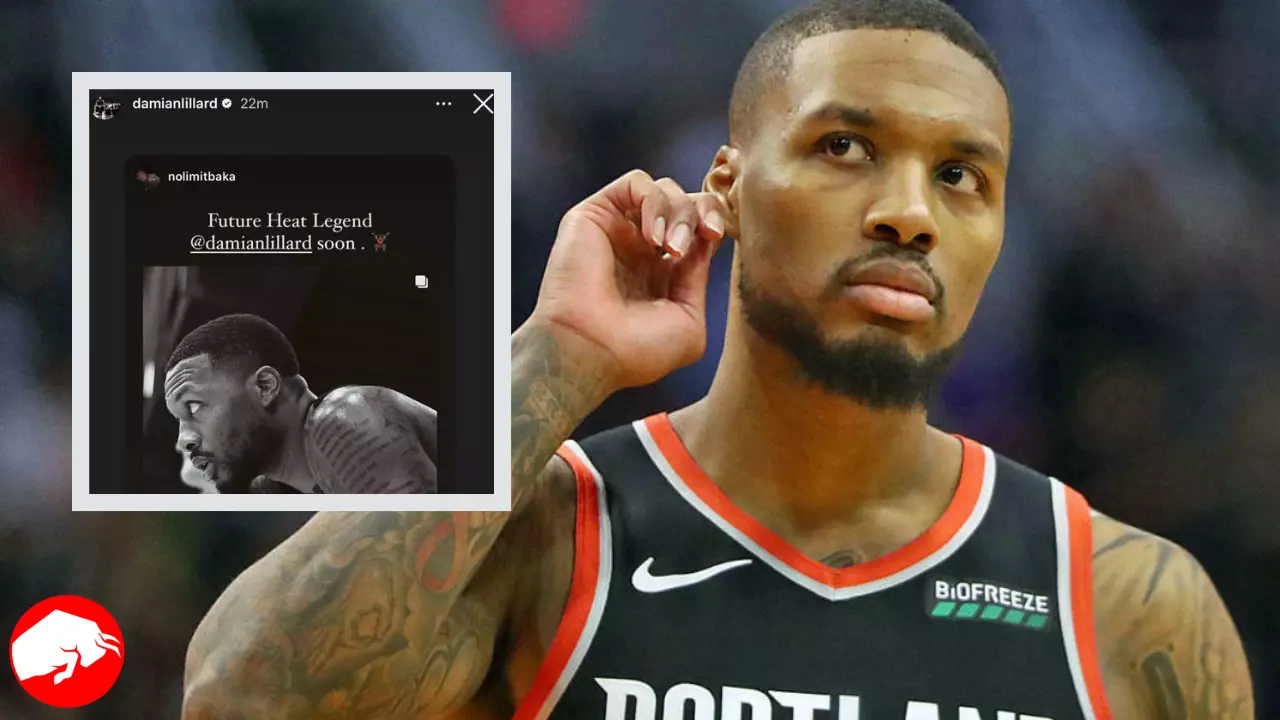 Damian Lillard Posts A Story Calling Himself Future Heat Legend