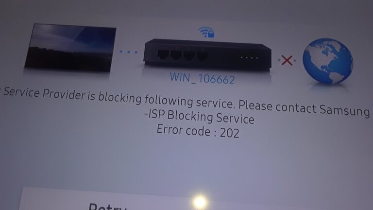 How To Fix Error Code 202 in Samsung Smart TV