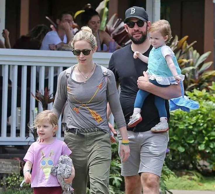 John Krasinski and Emily Blunt kids