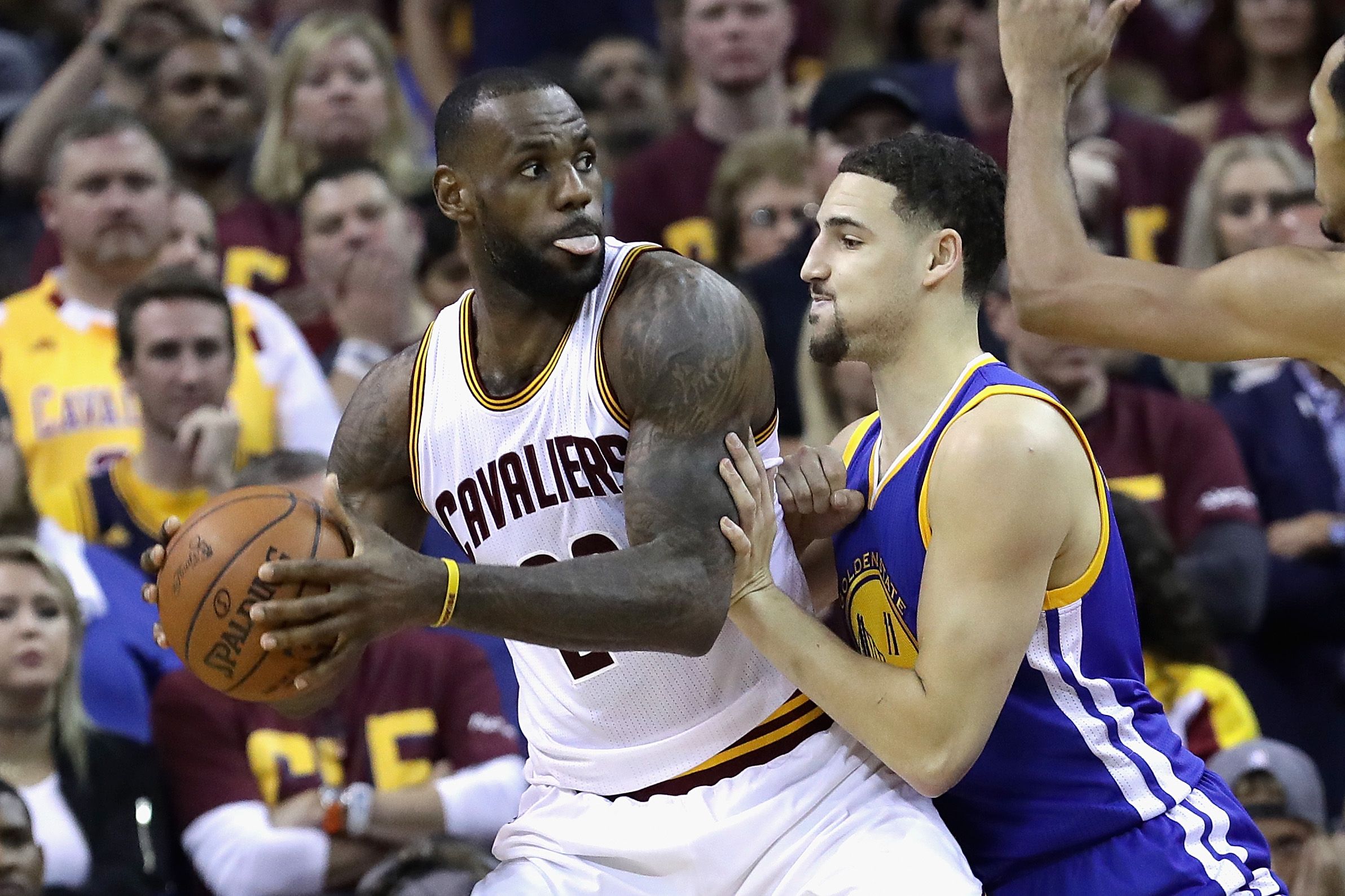 LeBron James and Klay Thompson