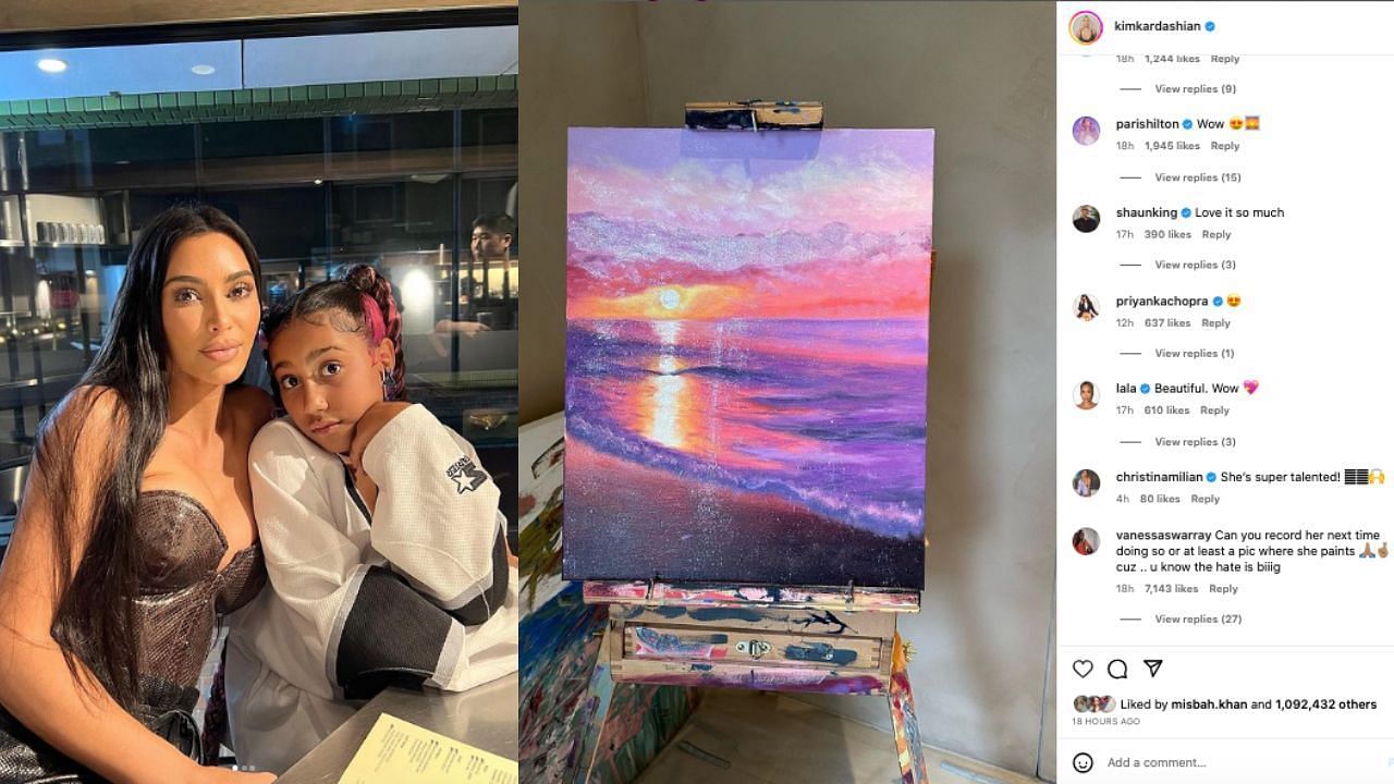 From Reality Star to Rising Artist: North West's Stunning Sunset Painting Captures Hearts
