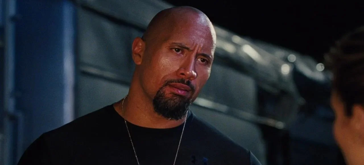 Dwayne in Fast and Furious