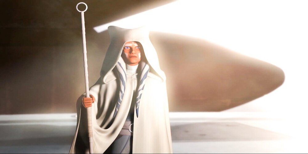 Ahsoka's Epic Transformation: From Gray Robes to White and What It Means for Star Wars Fans