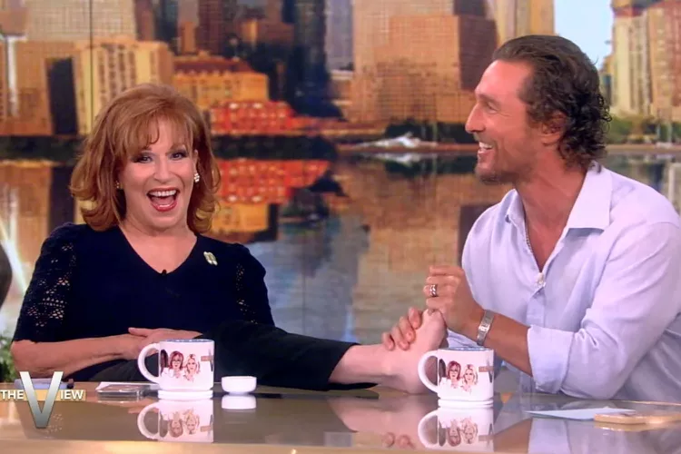 Matthew McConaughey Reprises Viral Foot Rub on 'The View' with Joy Behar