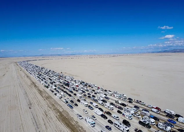 traffic at burning man