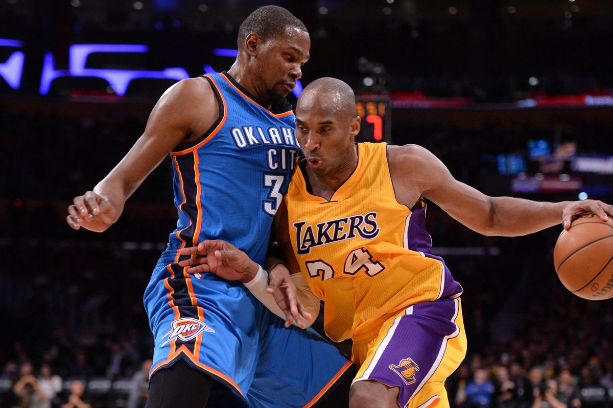 Kevin Durant and Kobe Bryant