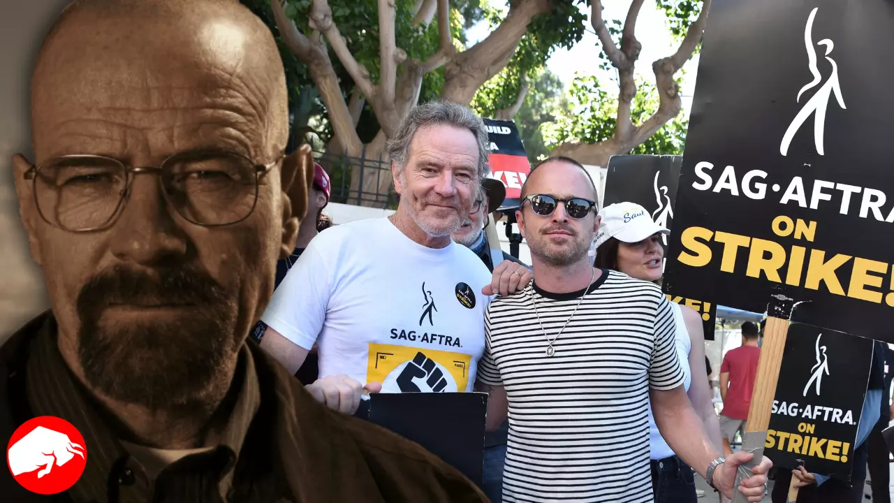 ‘Breaking Bad’ cast reunite on actors’ strike picket line