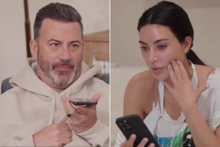 Jimmy Kimmel Hilariously Clashes with Kim Kardashian in a Spoof as He Celebrates Late Night Return!