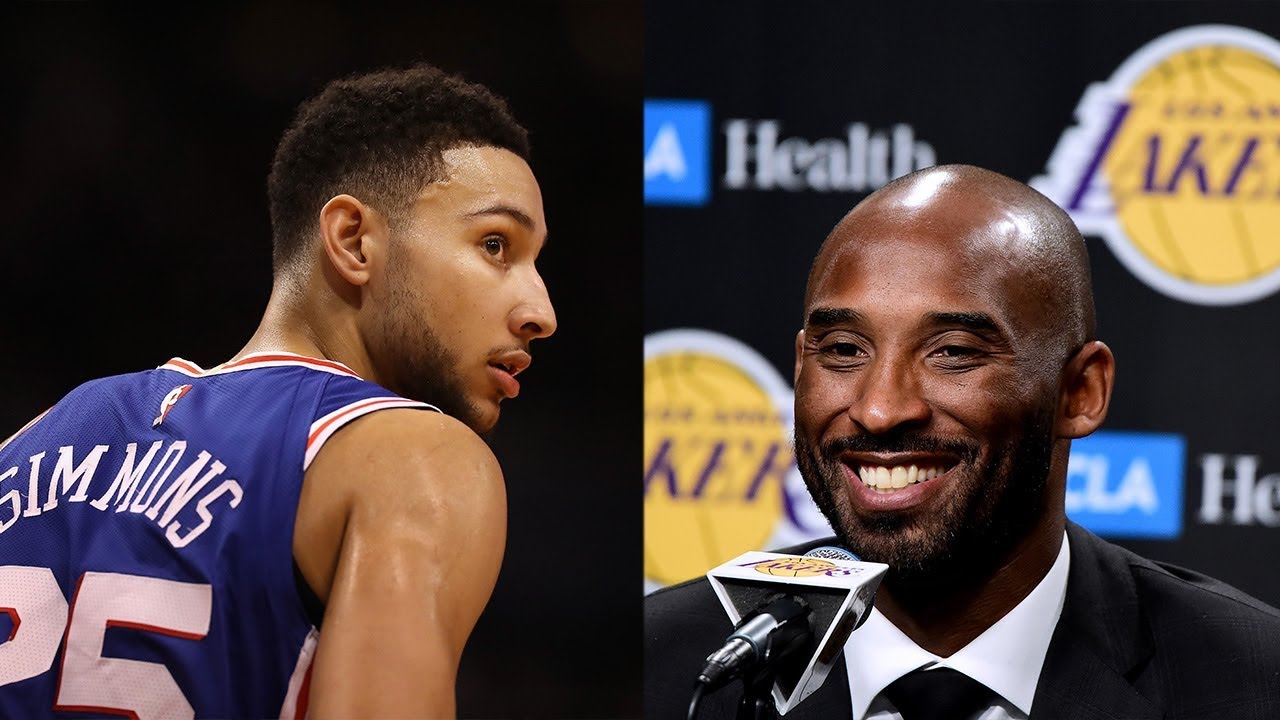 Ben Simmons and Kobe Bryant