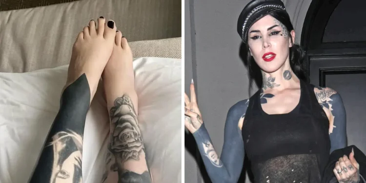 Kat Von D Spent Almost 40 Hours, ‘Blacking Out’ Tattoos She No Longer Wants