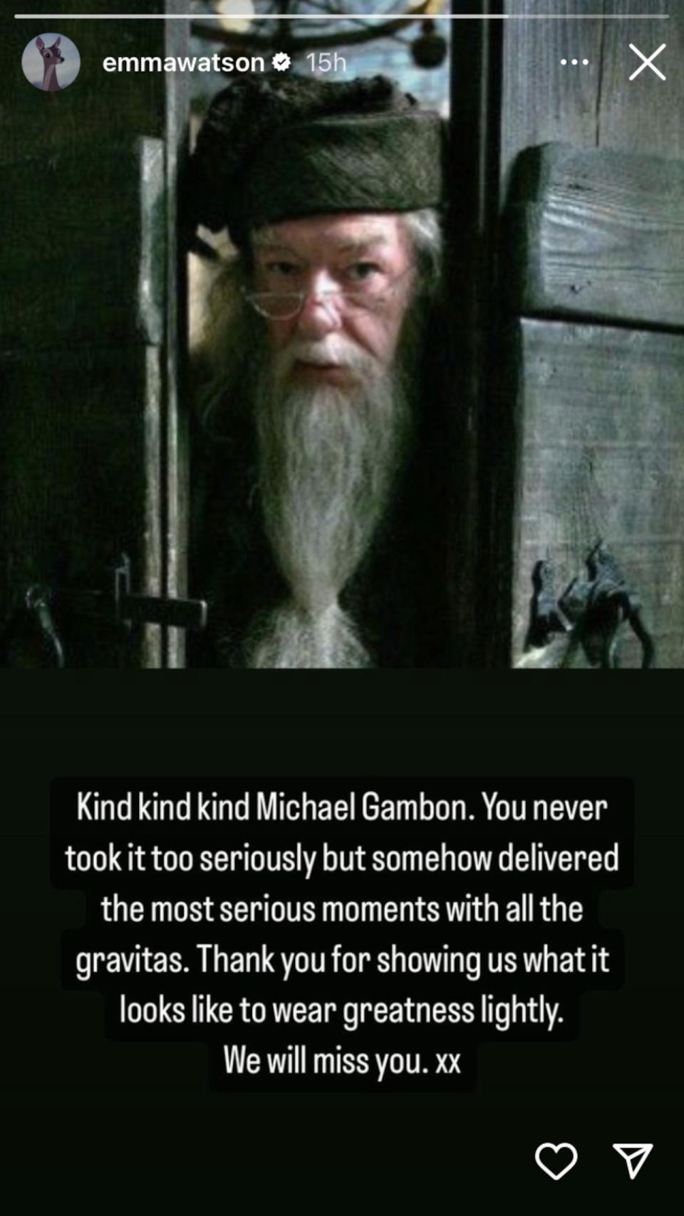 Hollywood Shares Heartfelt Tributes to Sir Michael Gambon's Iconic Roles & Moments