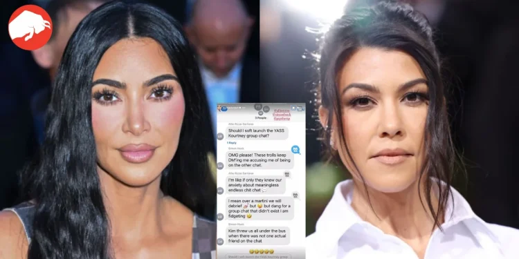 Kourtney Kardashian Debunks Kim's Secret Chat Allegations: A New Chapter in Kardashian Drama Unfolds!