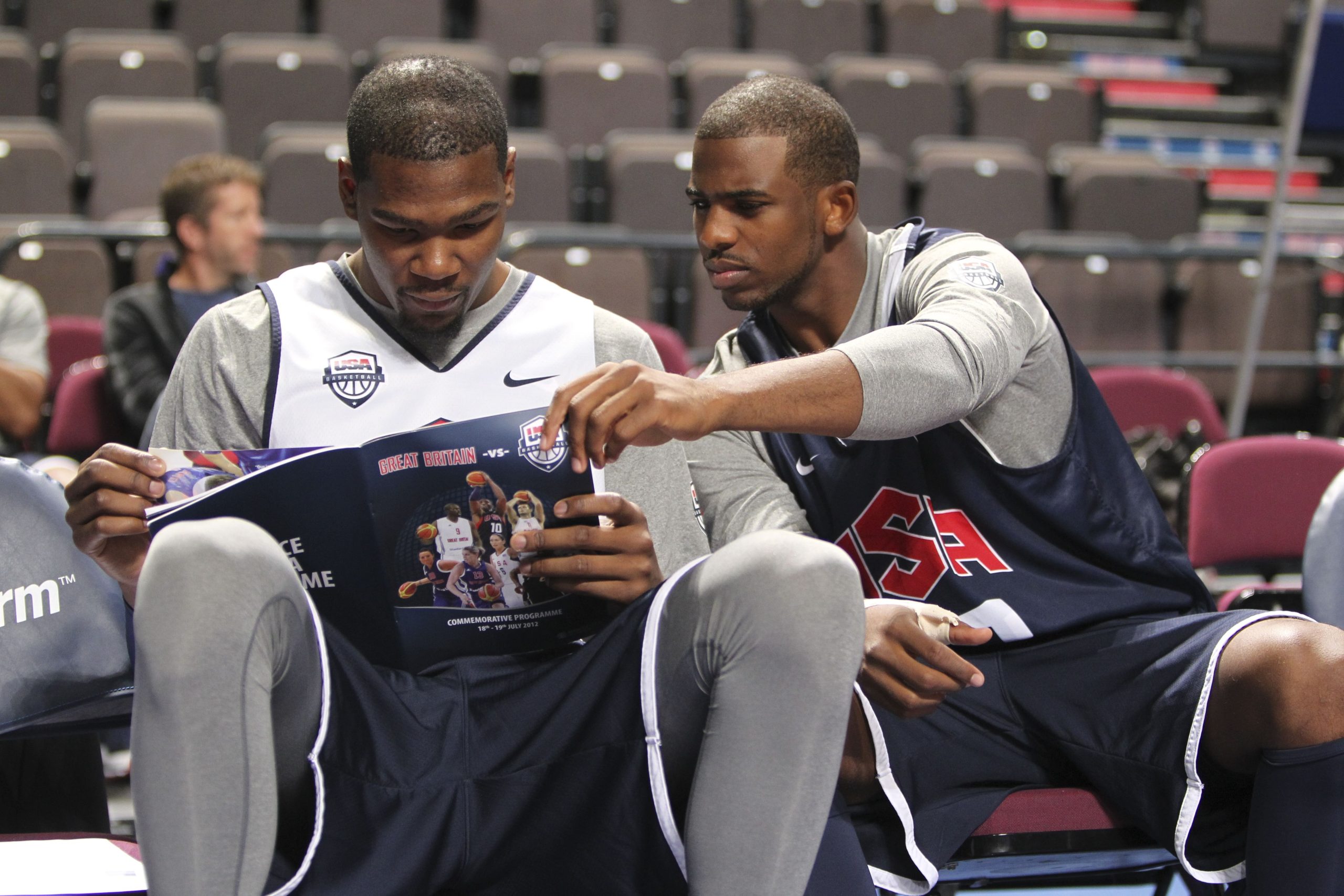 Kevin Durant and Chris Paul
