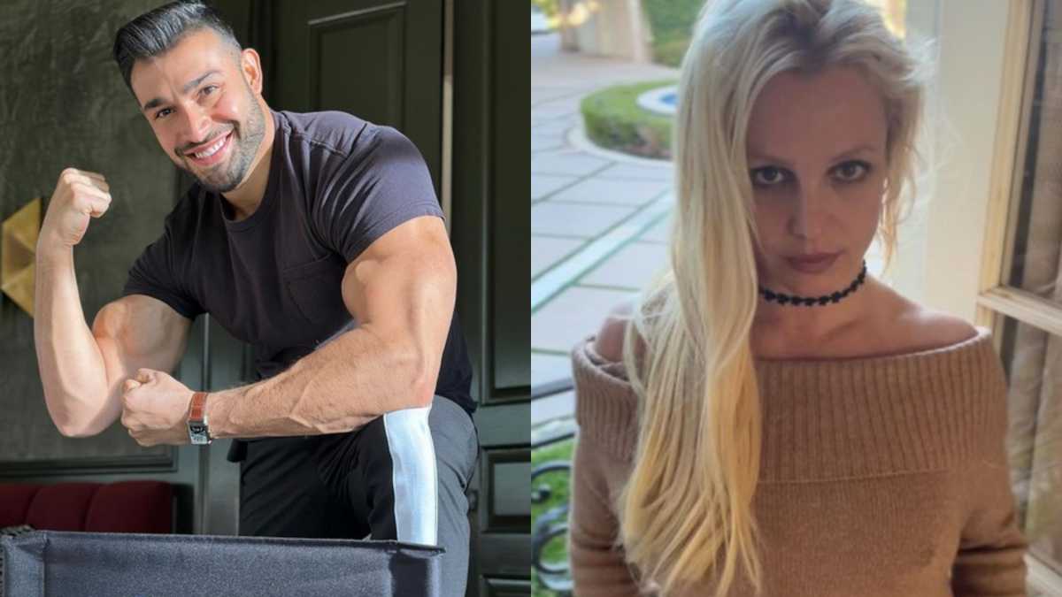 Sam Asghari Defends Britney Spears on Instagram Amid Divorce Drama and Donald Trump Jr.'s Meme Controversy