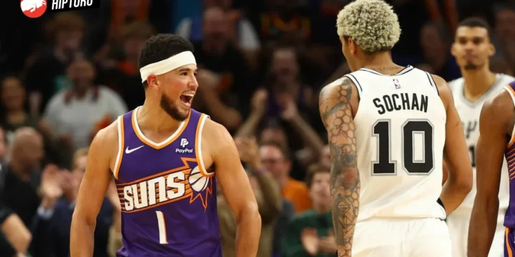 NBA News Devin Booker chirping allowed Jeremy Sochan to brew an interesting rivalry between the San Antonio Spurs and Phoenix Suns