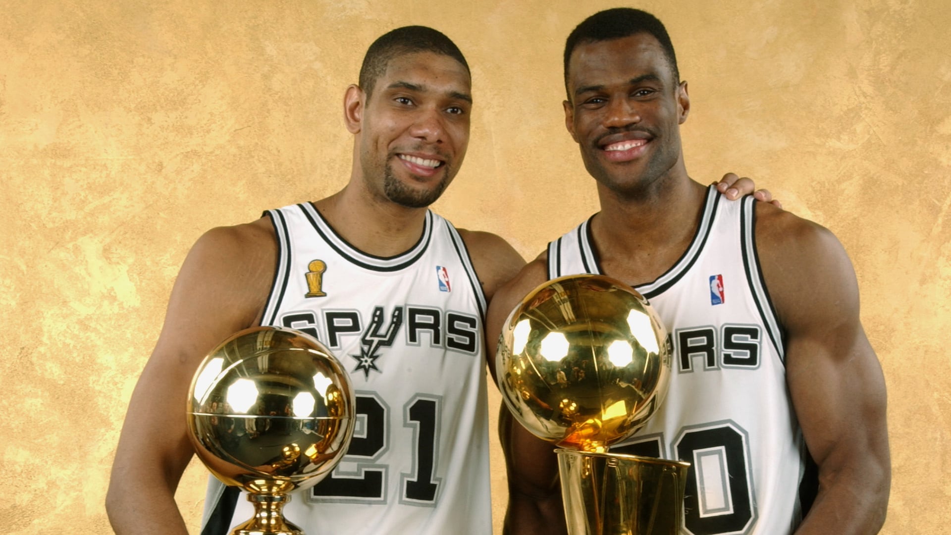 Tim Duncan and David Robinson