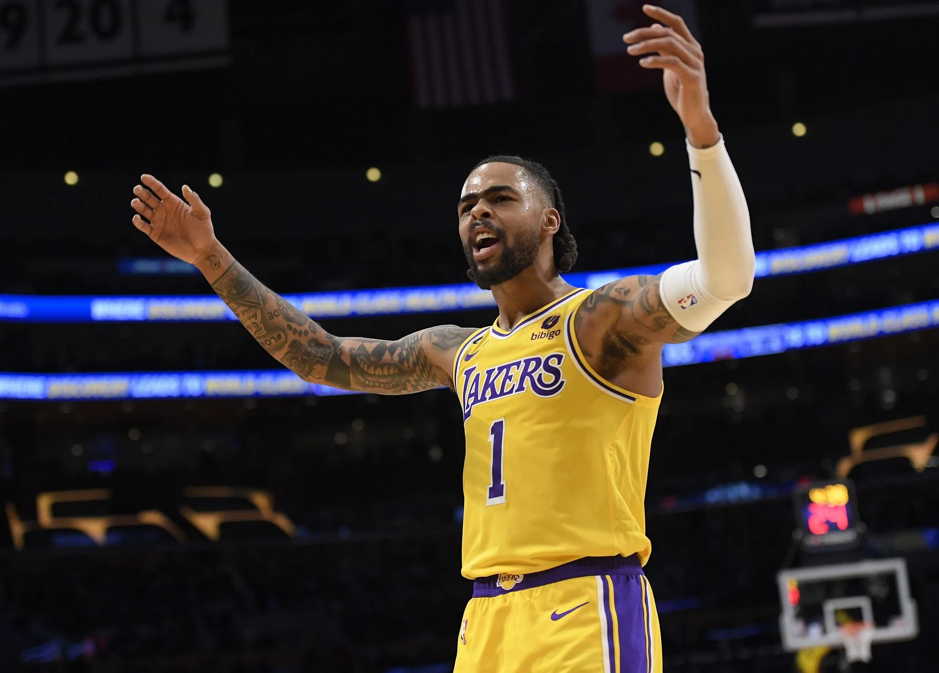 Trouble on the Court: Can Lakers' Star D’Angelo Russell Turn Around His Rocky Start This Season?