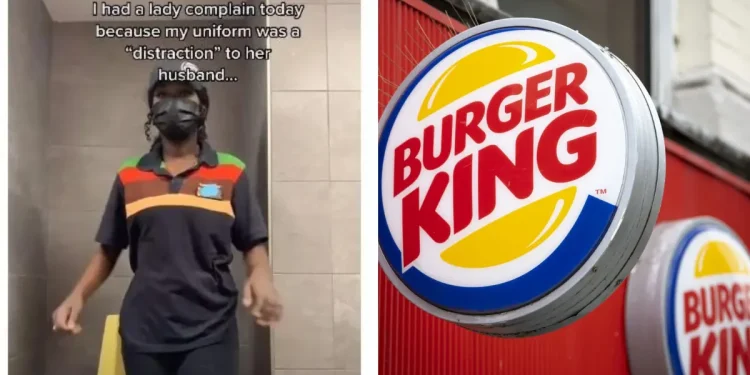 Burger King Employee Claims Customer Complained Uniform Was 'Distracting' Husband