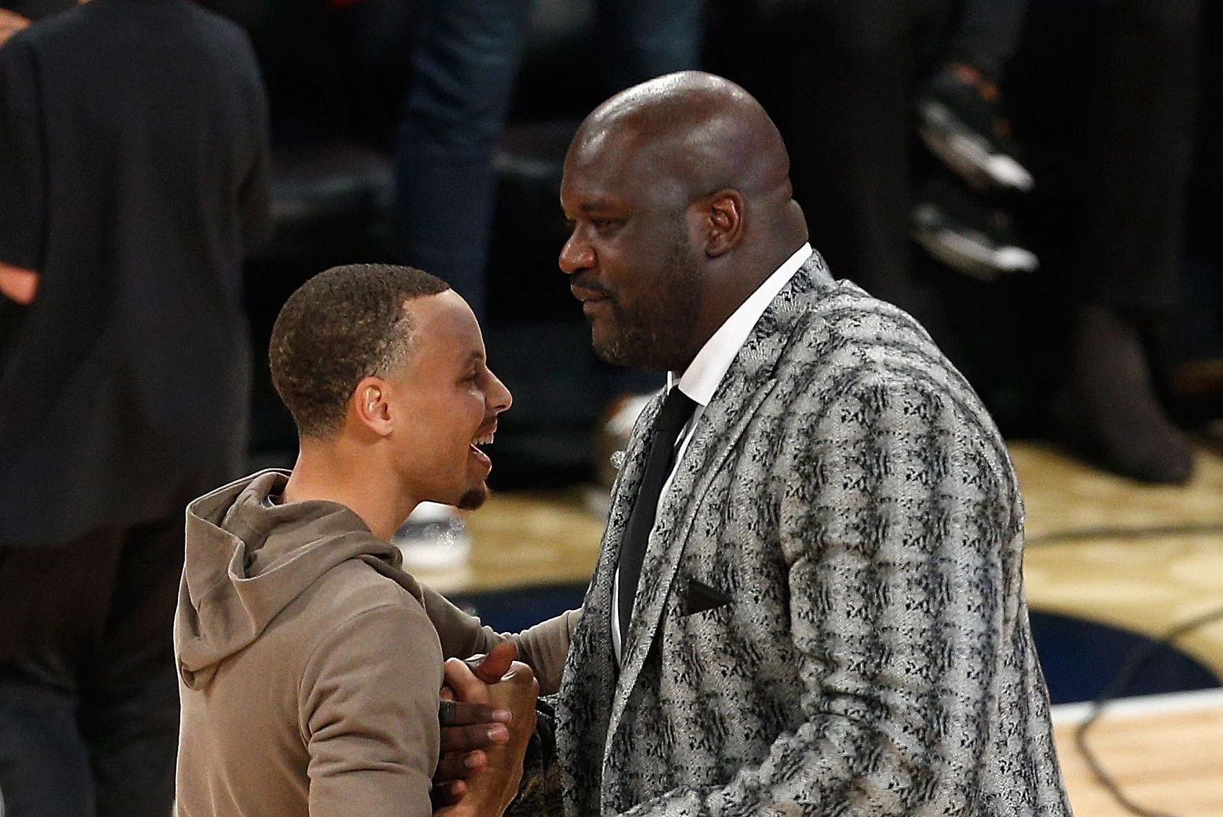 Steph Curry and Shaq