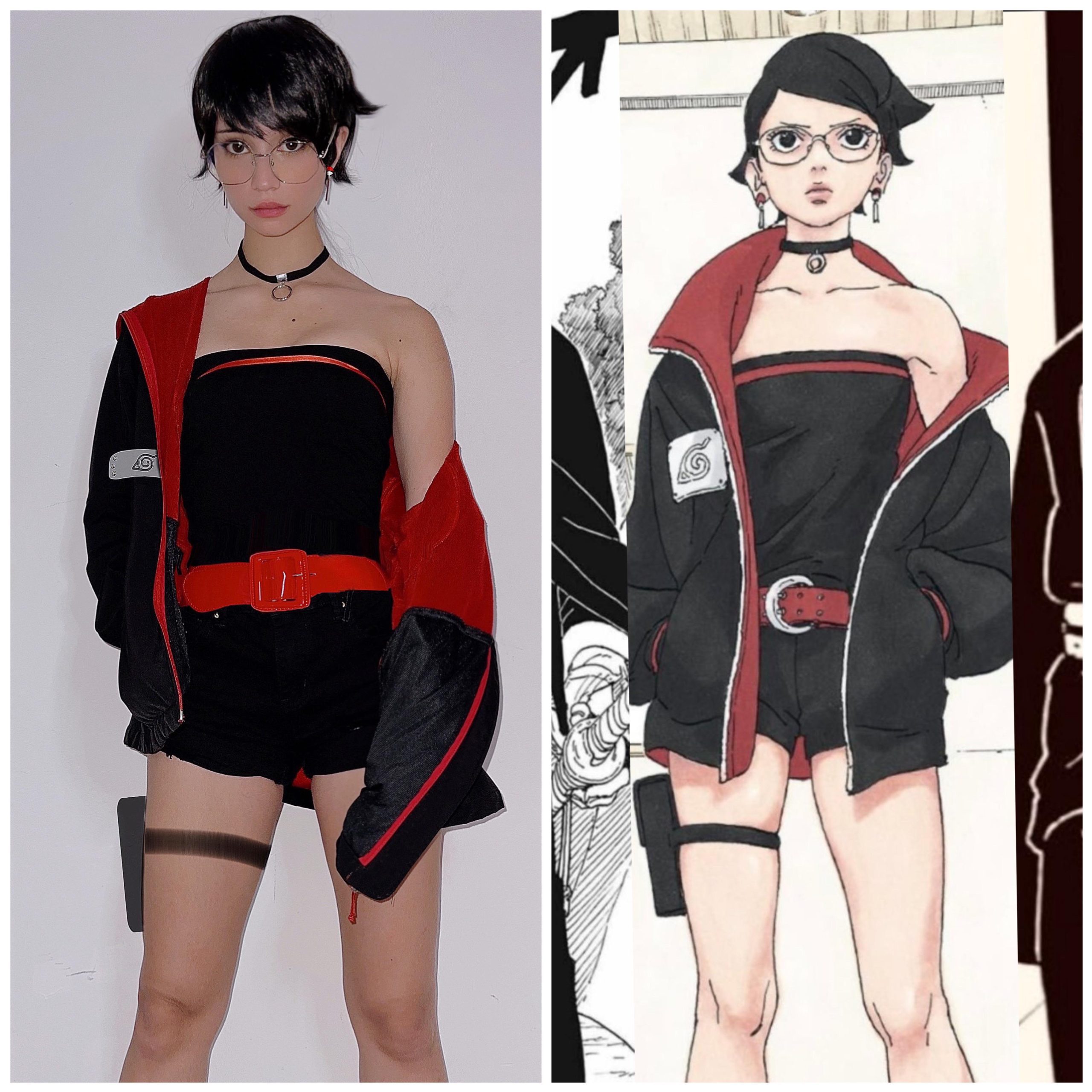 Sarada Uchiha cosplay