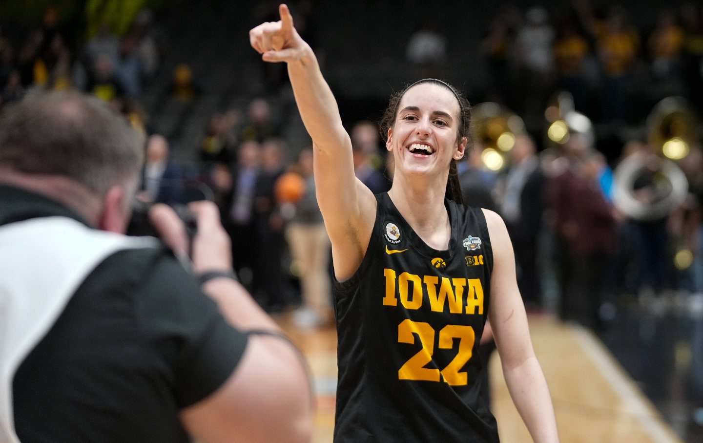 Caitlin Clark's Collision: A Brief Scare for the Iowa Star