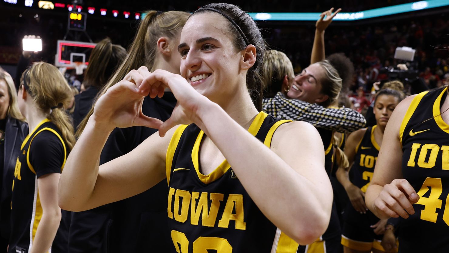 Caitlin Clark's Collision: A Brief Scare for the Iowa Star