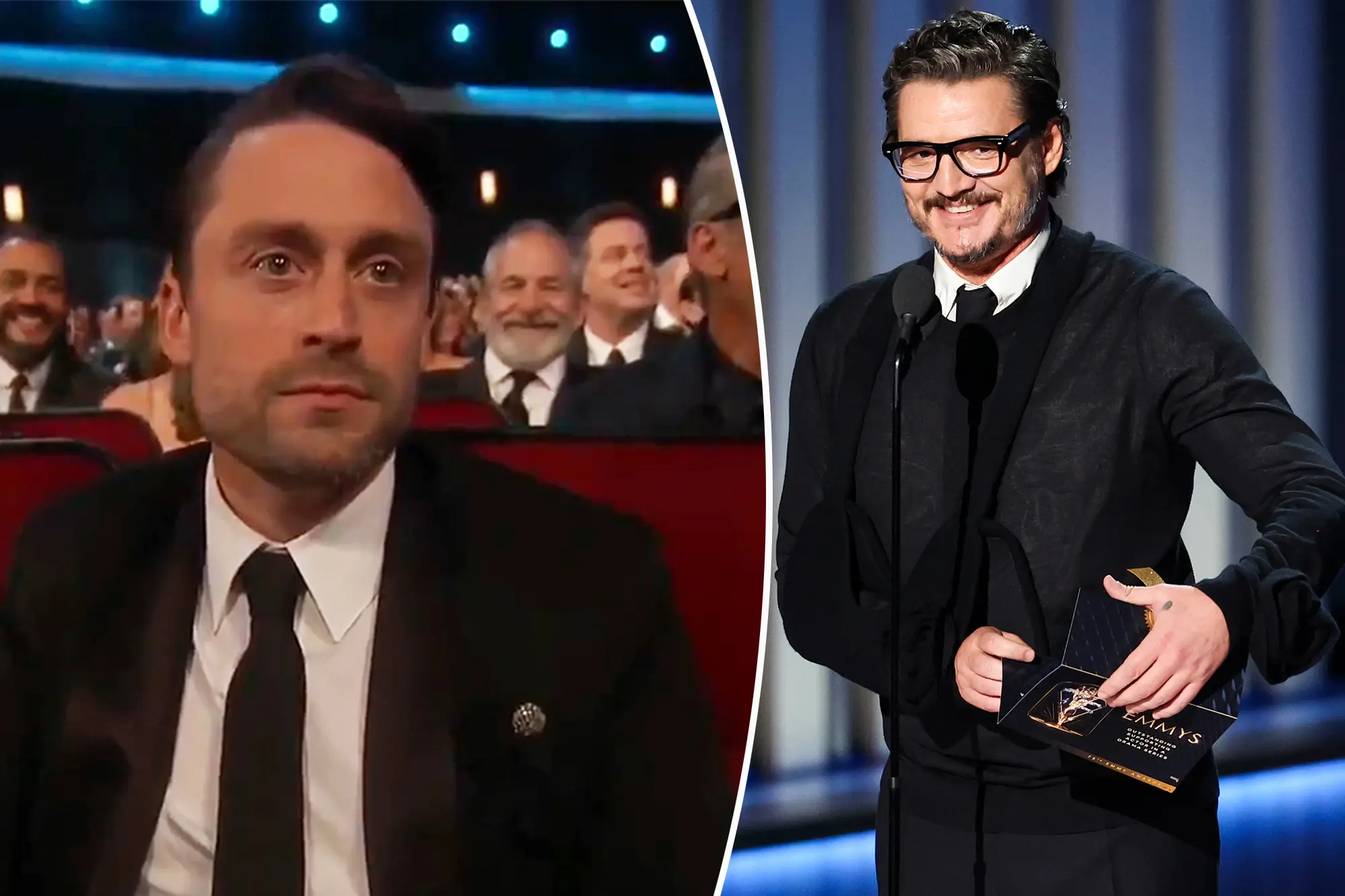 Emmy Night Buzz Pedro Pascal's Hilarious Censored Comment to Kieran Culkin Revealed