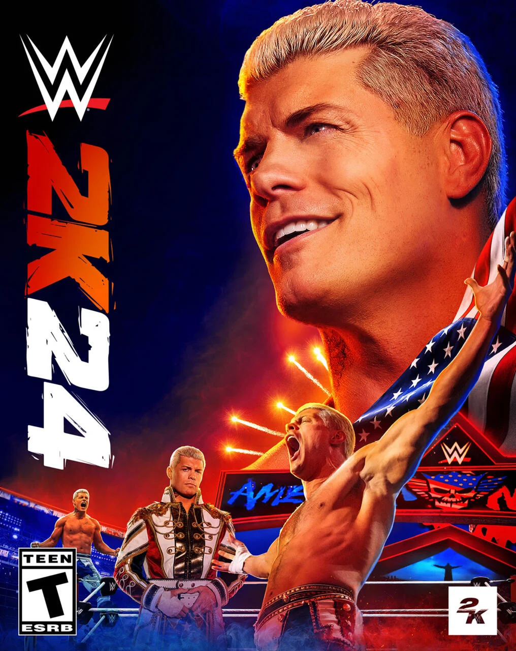 Обновления выпуска WWE 2K24: звезды с обложки, инновационные типы матчей и мартовский запуск